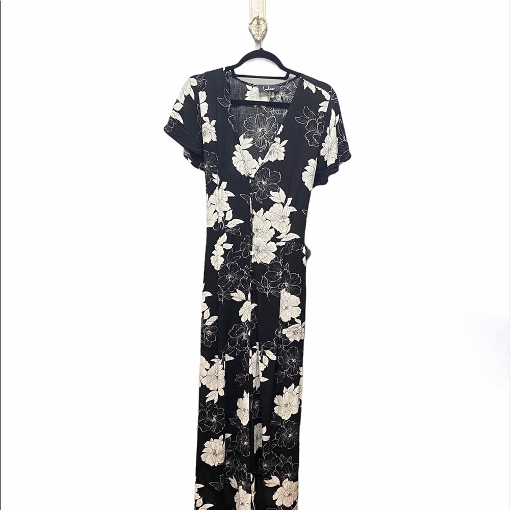 Lulu’s Black and White Romper - Picture 3 of 4